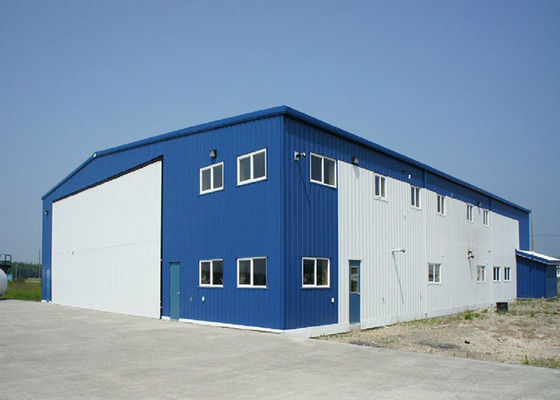 La struttura portale leggera industriale 60m/S ha prefabbricato la tettoia della costruzione della struttura d'acciaio