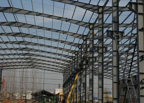 Struttura edile fabbricata galvanizzata della struttura d'acciaio della luce Q345