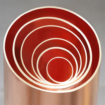 Diametro della metropolitana 25mm del tubo del rame di Astm C12200 a 5 pollici per industria del freddo
