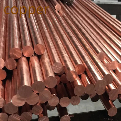 Astm 99,99% Purezza C27400 Solid Copper Rod Resistenza alla corrosione Rosso
