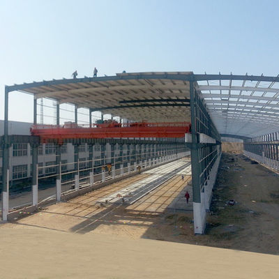 Costruzione leggera della struttura d'acciaio del magazzino portale della struttura di Q345B, di lunga vita