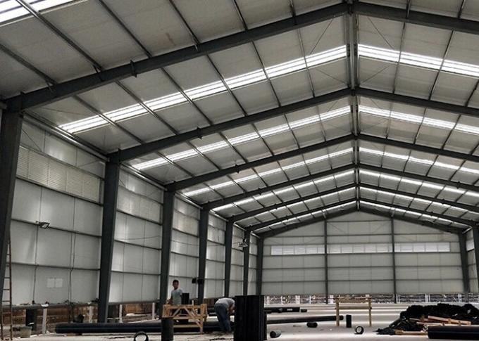 Il magazzino della struttura della sezione di alta qualità H ha prefabbricato la costruzione della struttura di acciaio dell'ampia luce